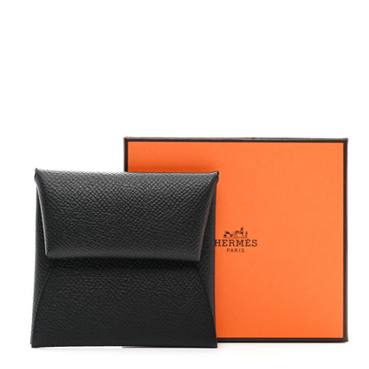 Hermes Epsom Bastia Coin Purse Black 8 of 8