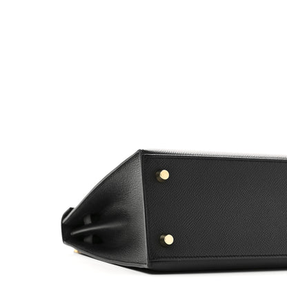 Hermes Epsom Kelly Sellier 25 Black 9 of 11