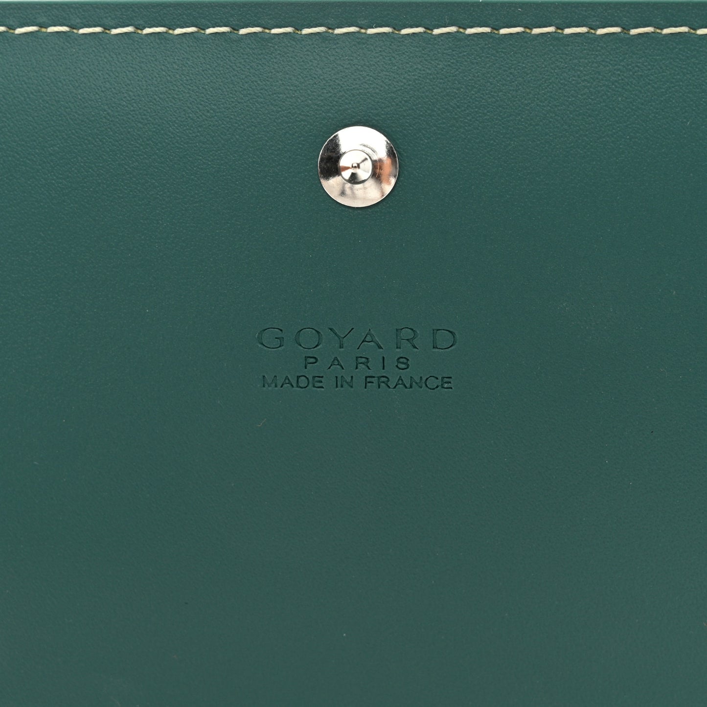 Goyardine Varenne Continental Wallet Green