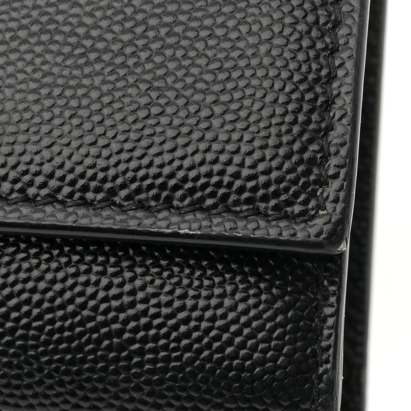 Grain De Poudre Small Classic Monogram Kate Satchel Black