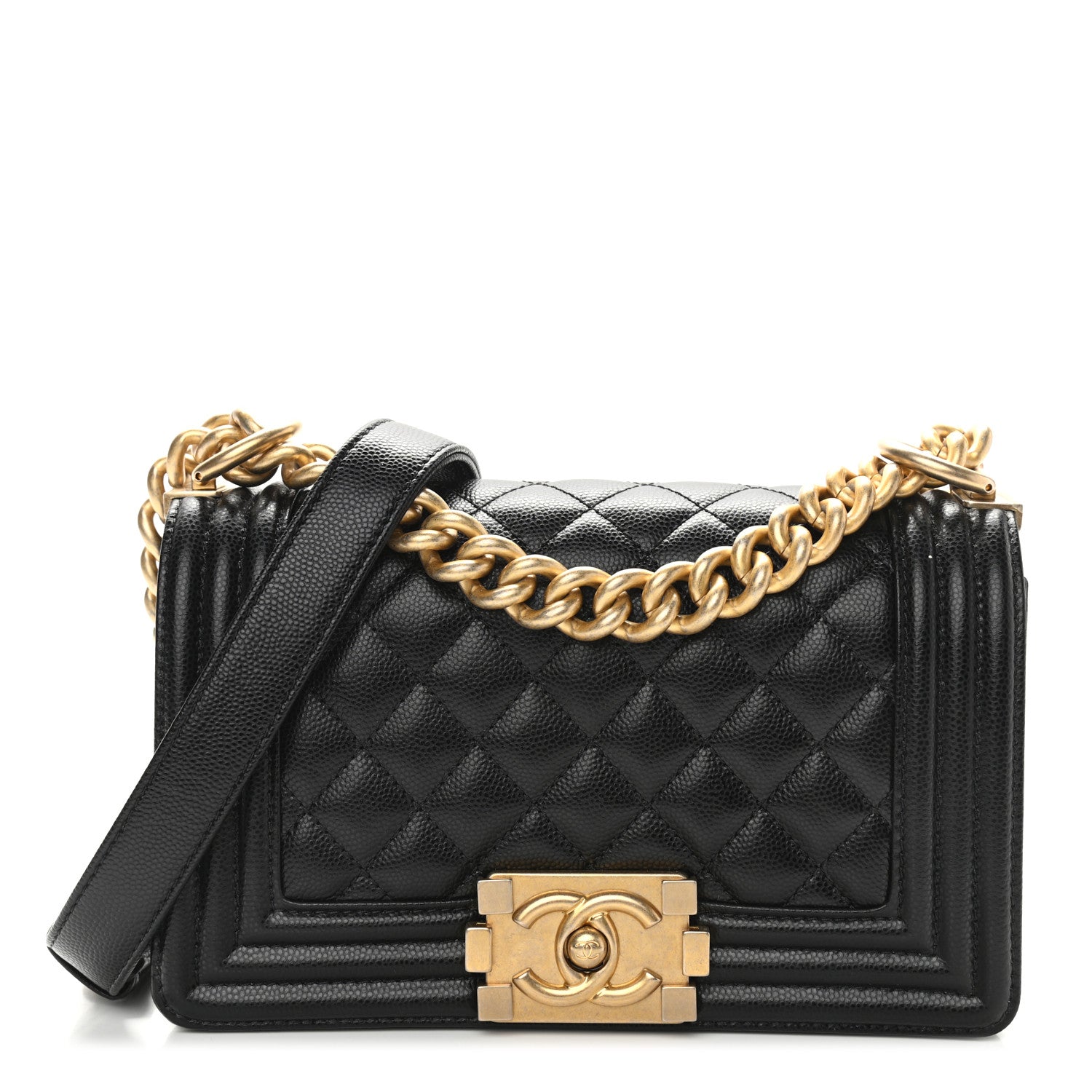 Chanel Caviar Quilted Small Boy Flap Black 1 of 9