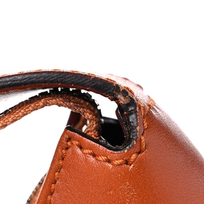 Gucci Calfskin Horsebit Embossed Glam Hobo Tan 13 of 14
