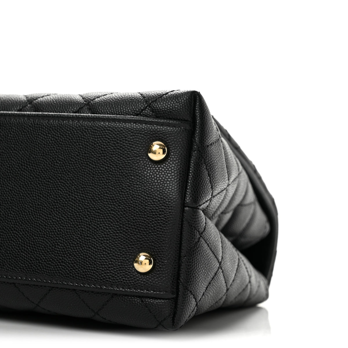 Chanel Caviar Quilted Small Coco Handle Flap Black 10 of 14