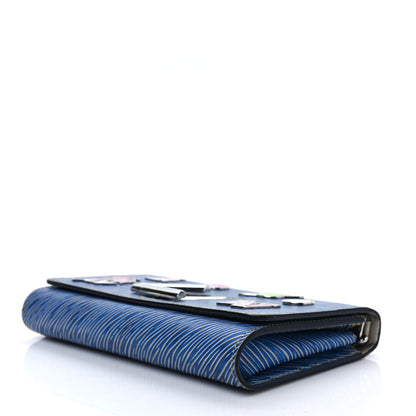 Louis Vuitton Epi Pins Twist Chain Wallet Denim Light 7 of 7