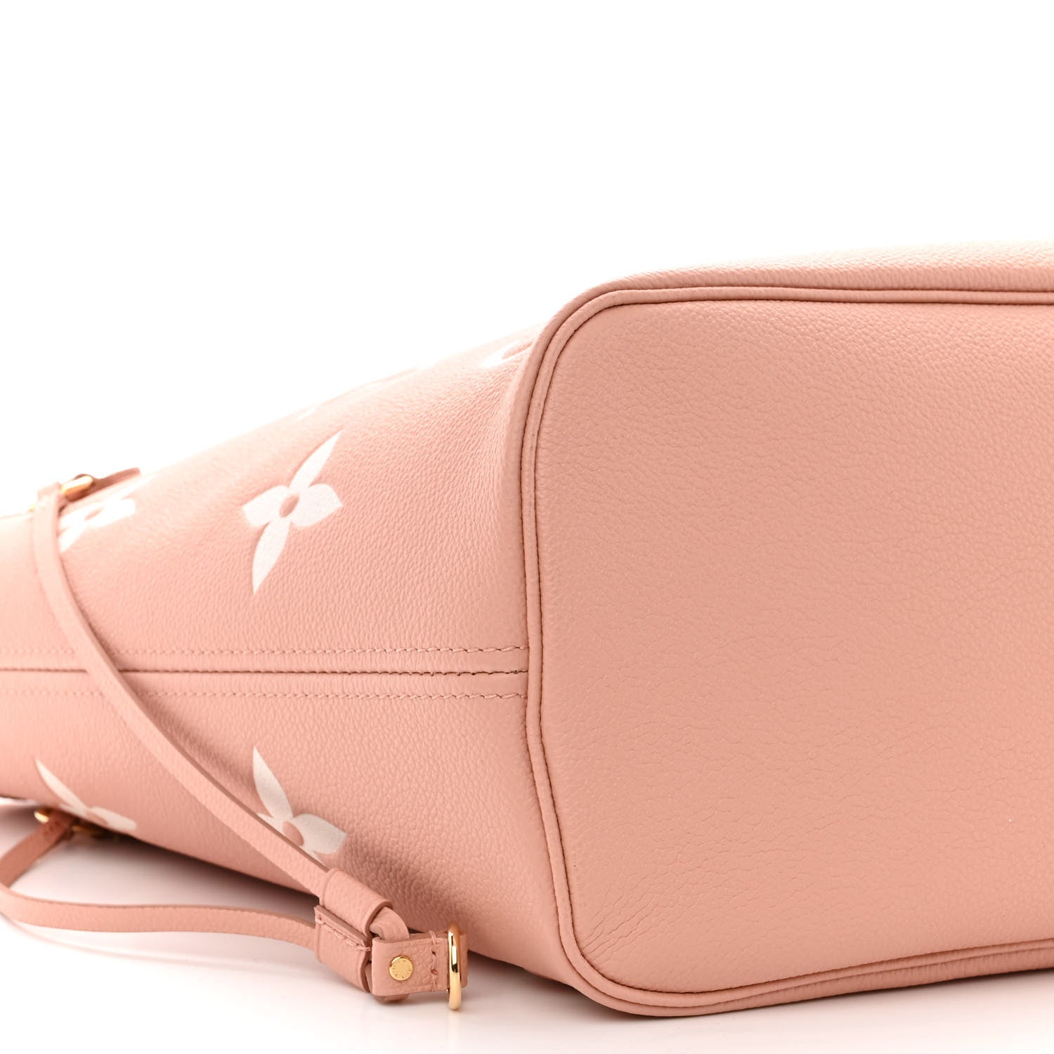 Louis Vuitton Empreinte Monogram Giant Neverfull MM Trianon Pink Cream 10 of 11
