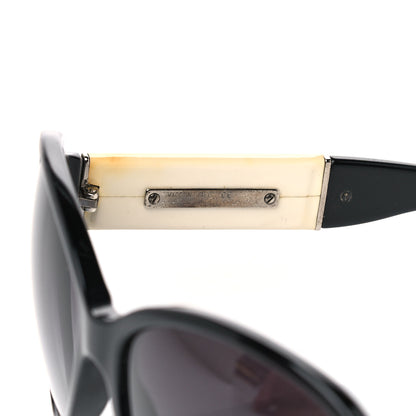 Chanel Acetate CC Sunglasses 5229Q Black White 6 of 10