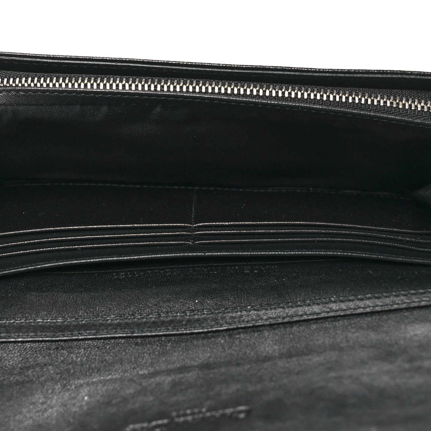 Christian Dior Lambskin Cannage Miss Dior Chain Wallet Black 5 of 12