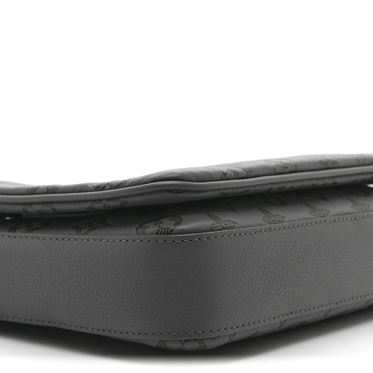 Calfskin Monogram Shadow Trio Messenger Anthracite Gray