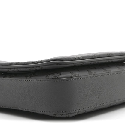 Louis Vuitton Calfskin Monogram Shadow Trio Messenger Anthracite Gray 9 of 11