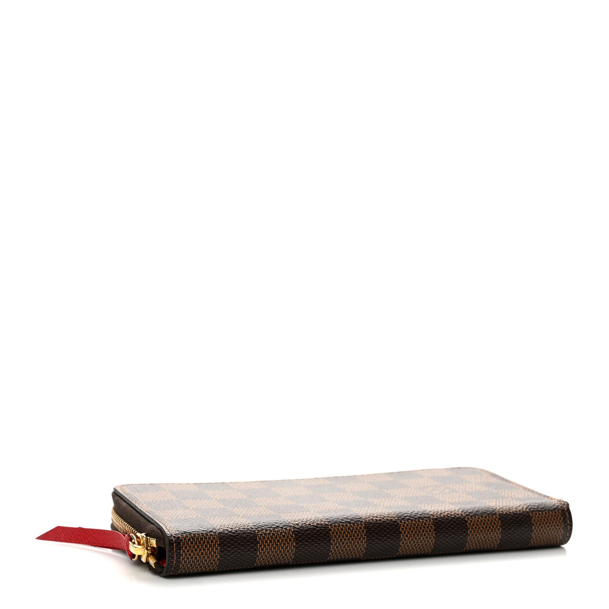 Louis Vuitton Damier Ebene Clemence Wallet Cherry 4 of 9