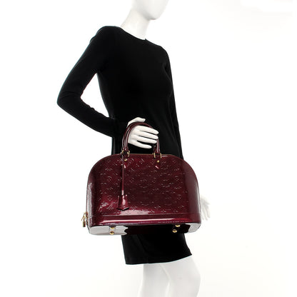 Louis Vuitton Vernis Alma GM Rouge Fauviste 2 of 10