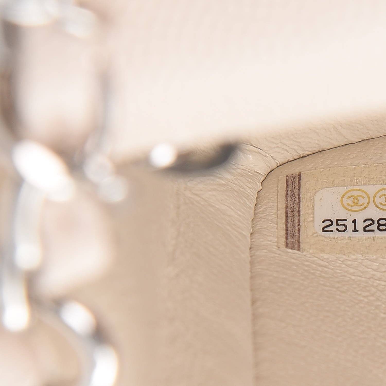 Chanel Caviar Quilted Mini Rectangular Flap Light Beige 7 of 8