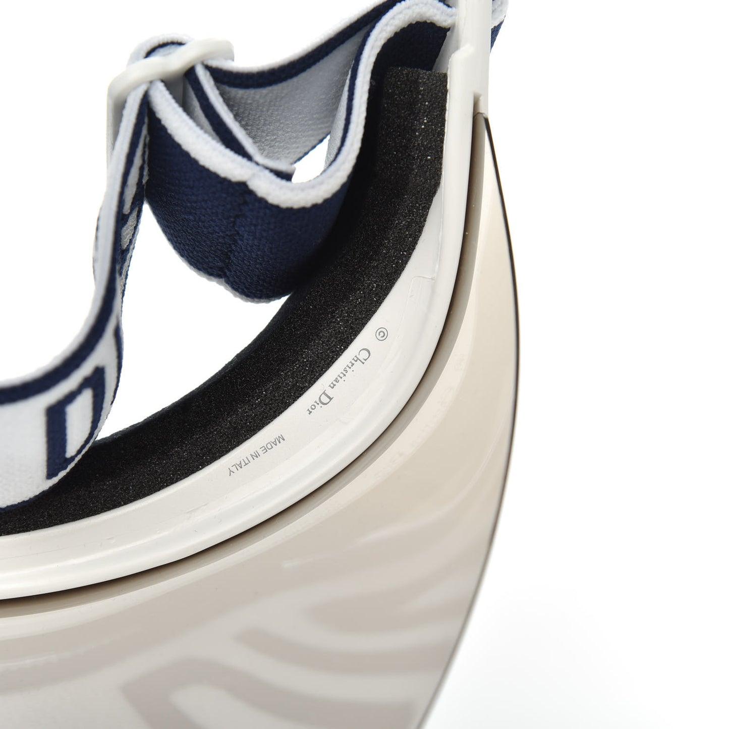 Mirrored DiorClub1 Sun Visor Silver