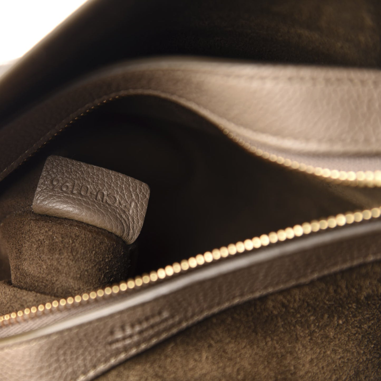 Soft Grained Calfskin Small Belt Cabas Phantom Taupe