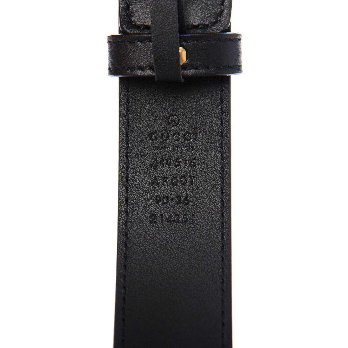 Calfskin Double G 30mm Belt 90 36 Black