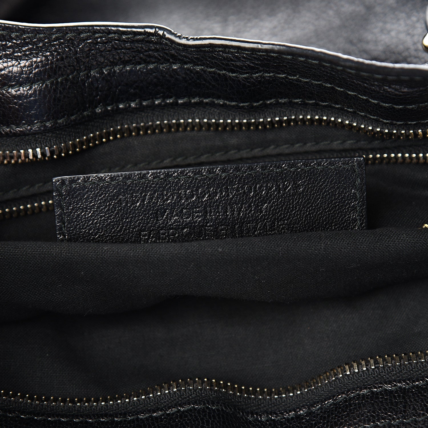 Balenciaga Chevre Gold Metallic Edge Hardware City Black 6 of 10