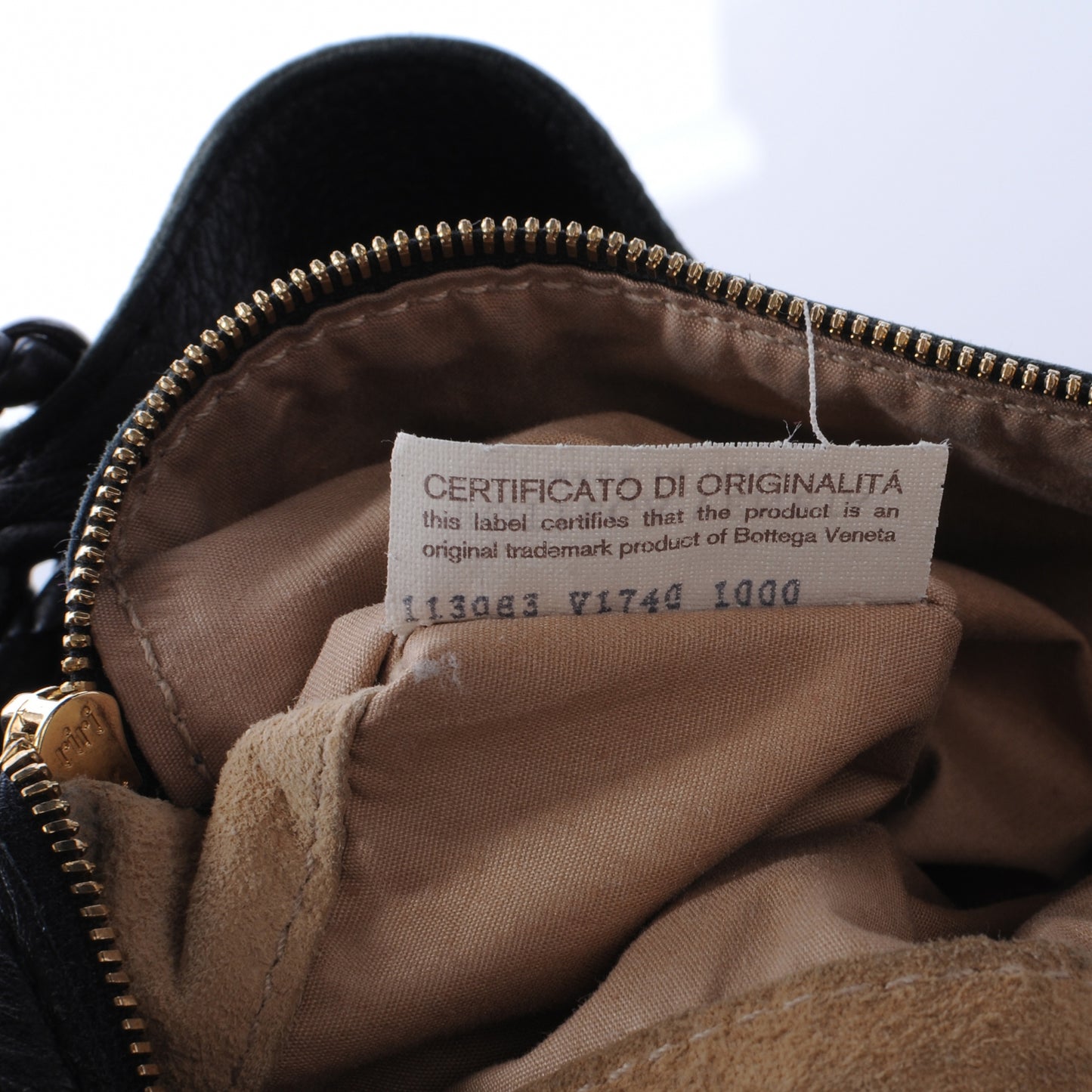 Cervo Loop Shoulder Bag Nero Black