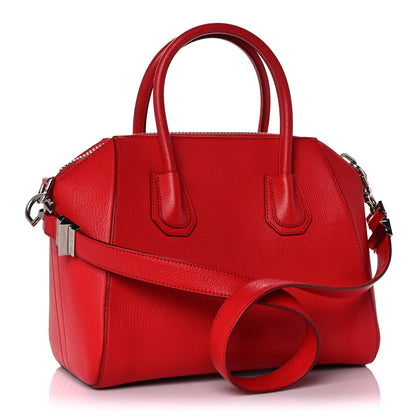 Givenchy Sugar Goatskin Small Antigona Red 3 of 17