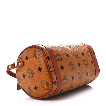 MCM Visetos Barrel Bag Cognac 4 of 10