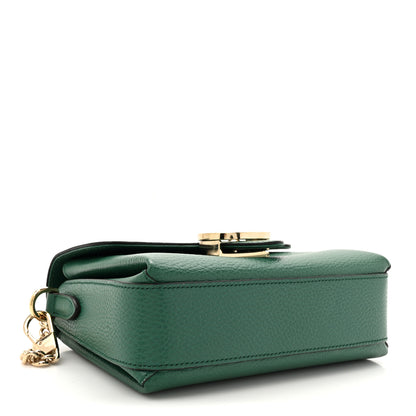 Gucci Dollar Calfskin Interlocking G Crossbody Bag Emerald 4 of 12