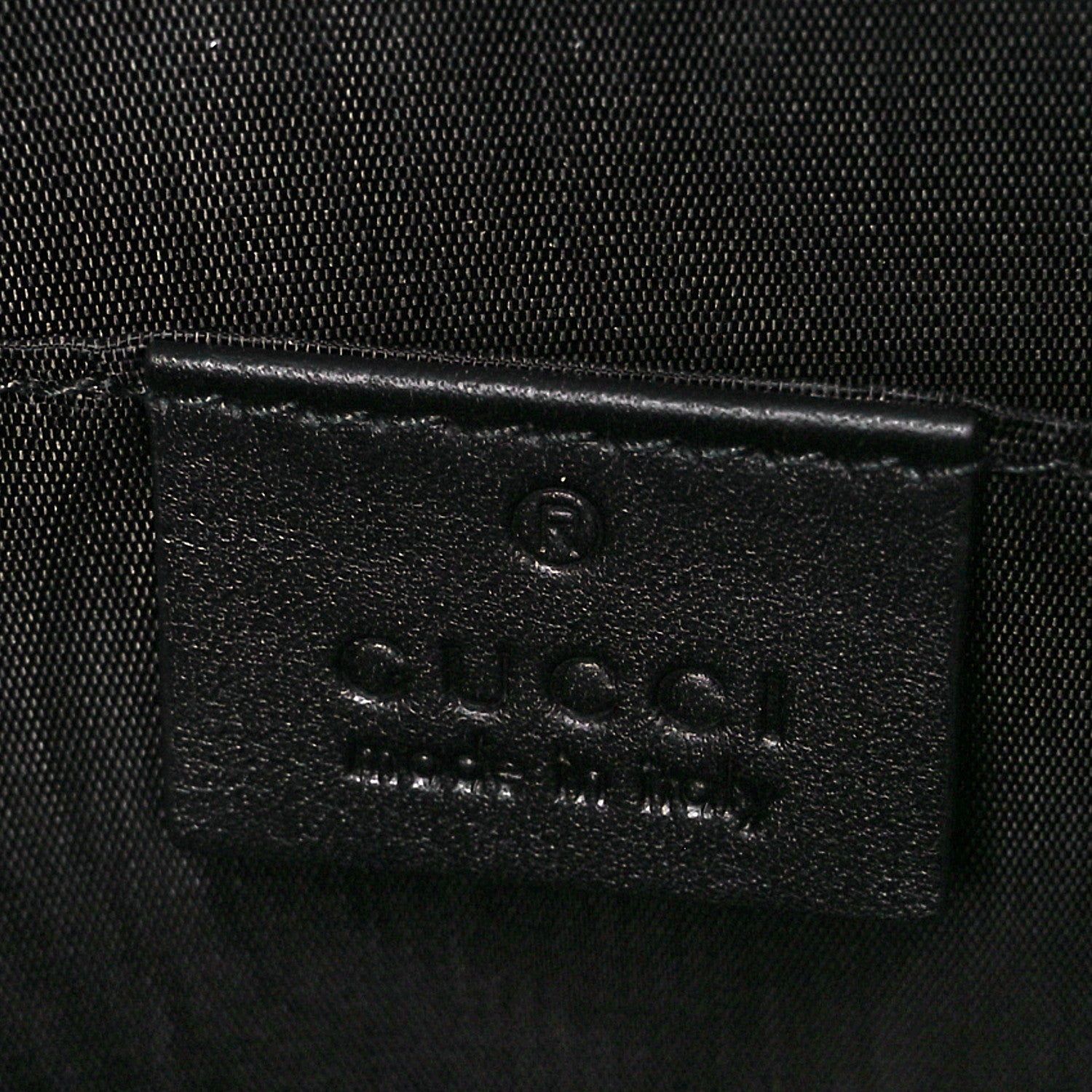 Gucci X SEGA Calfskin GUCCY Stars Zip Clutch Bag Black Gold 7 of 10