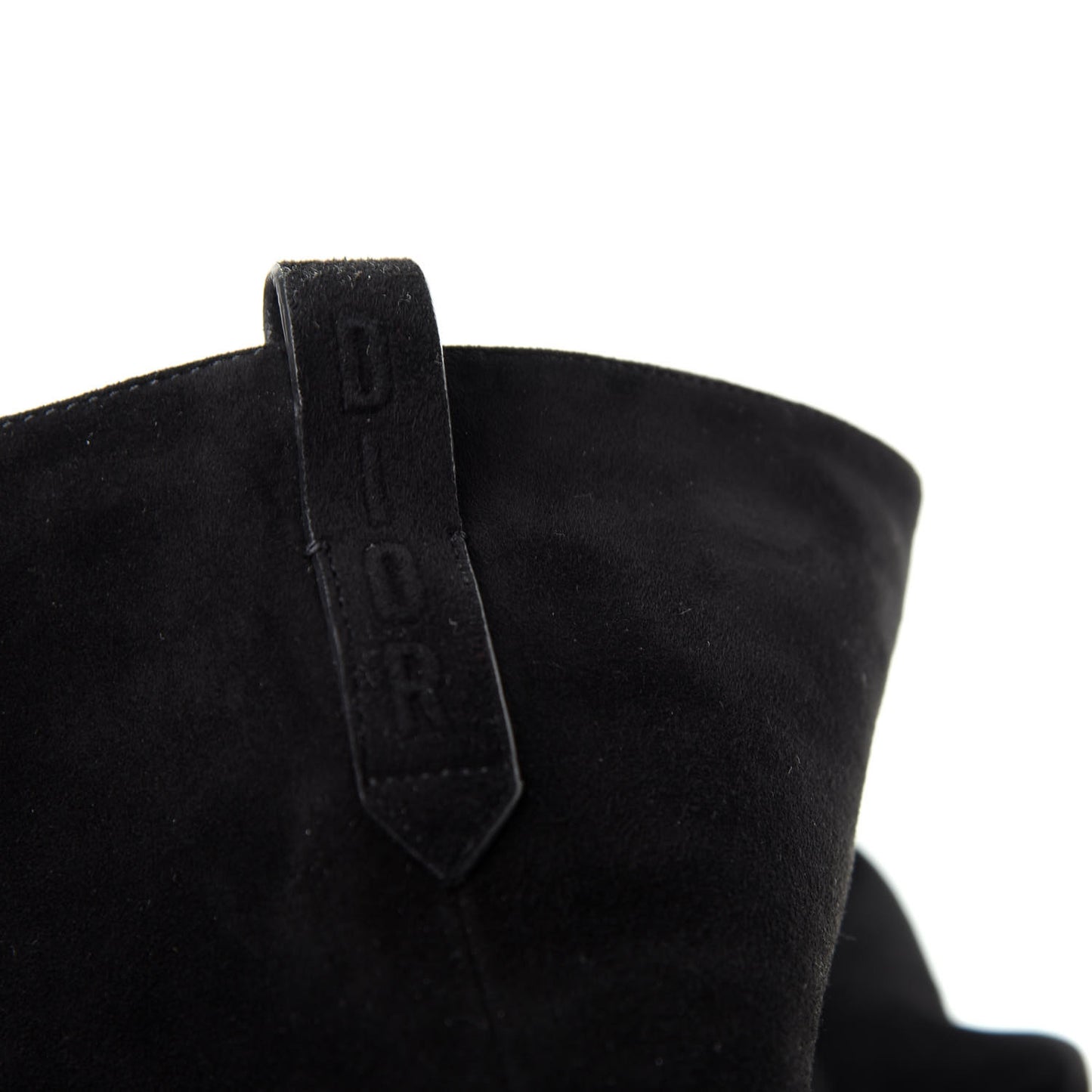 Suede Global Knee High Boots 37 Black