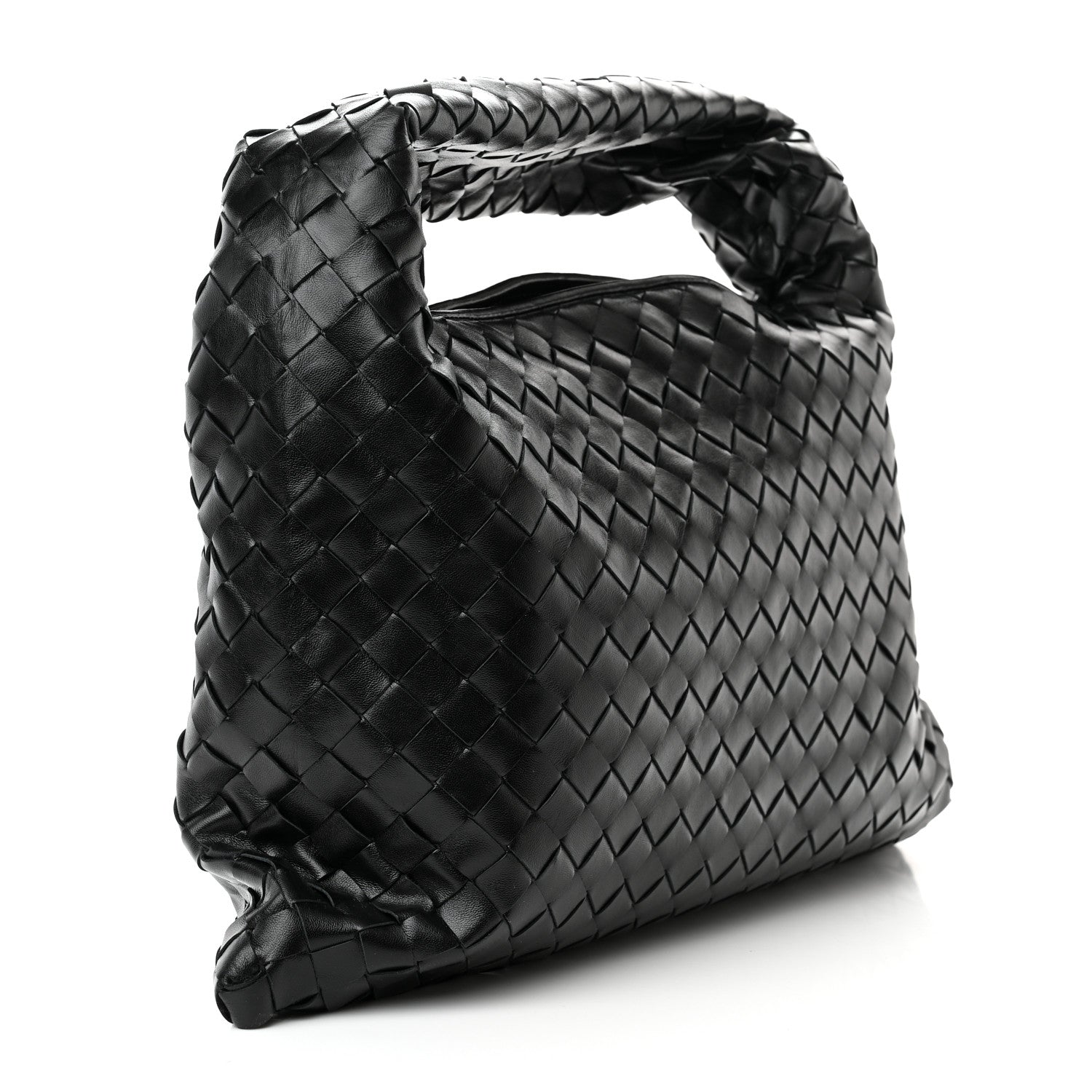 Bottega Veneta Calfskin Intrecciato Small Hop Black 3 of 10