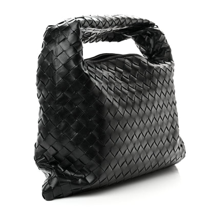 Bottega Veneta Calfskin Intrecciato Small Hop Black 3 of 10