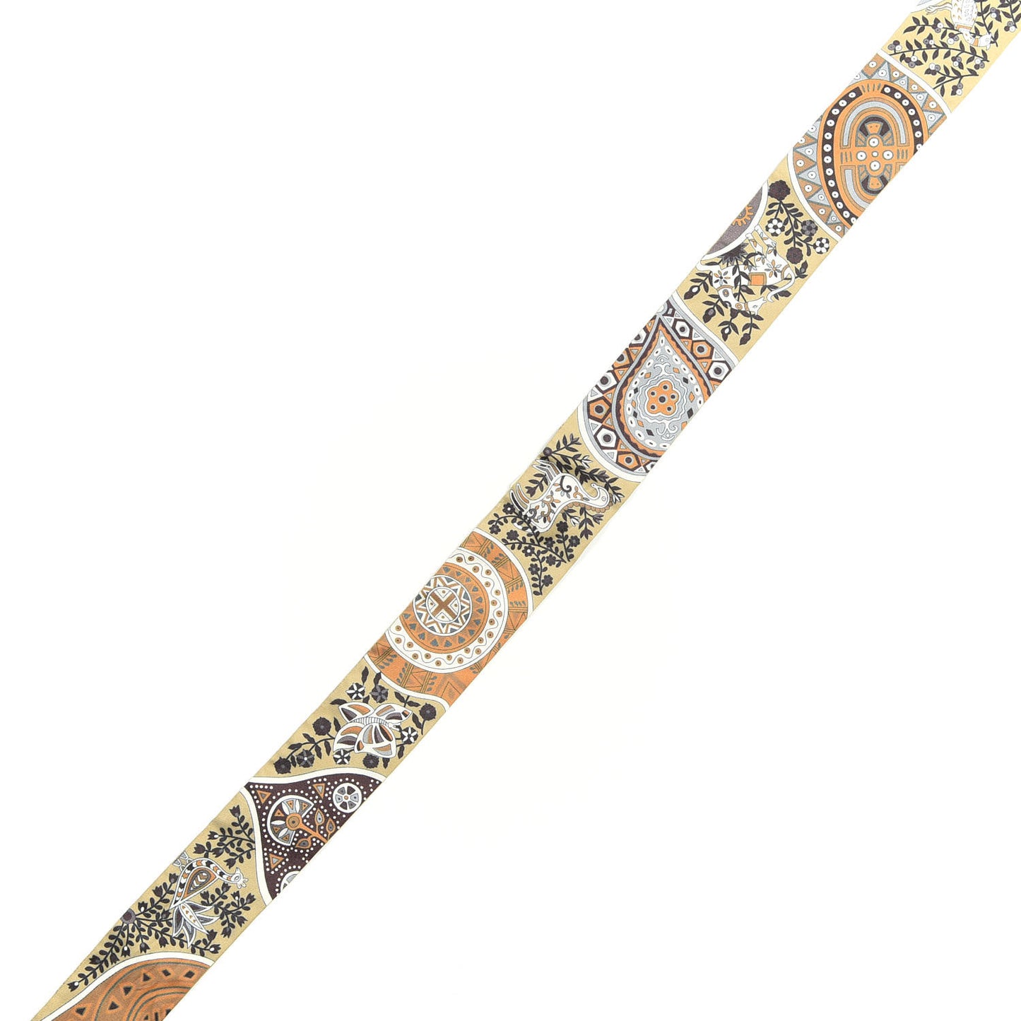 Silk L'Arbre De Vie Twilly Camel Gris Bleuete Caramel