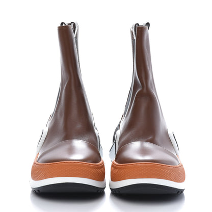 Louis Vuitton Calfskin Archlight Flat Chelsea Boots 38.5 Cognac 2 of 8