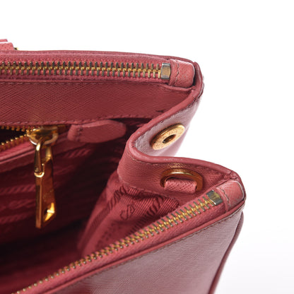 Prada Saffiano Small Galleria Double Zip Tote Tamaris 11 of 17