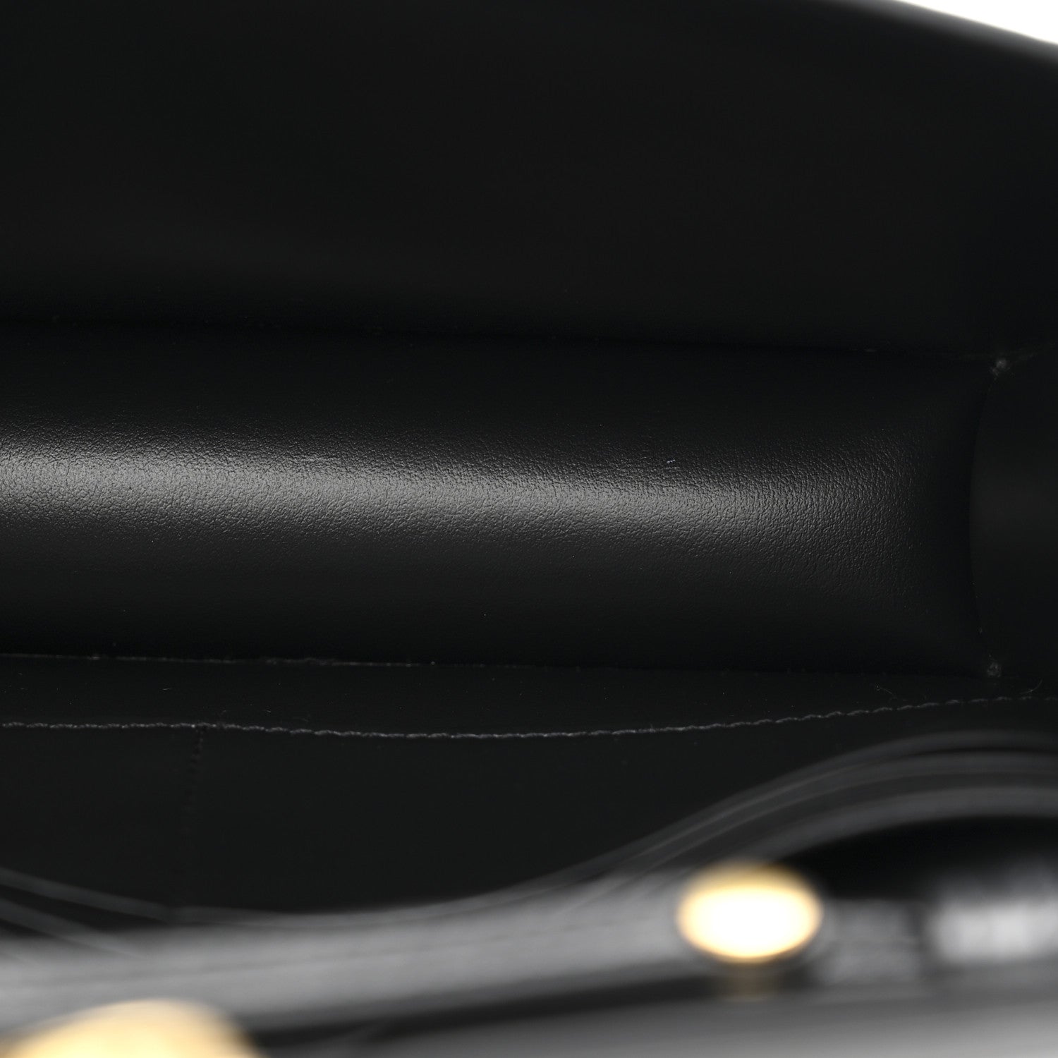 Celine Shiny Calfskin Triomphe Margo Wallet on Chain Black 5 of 12