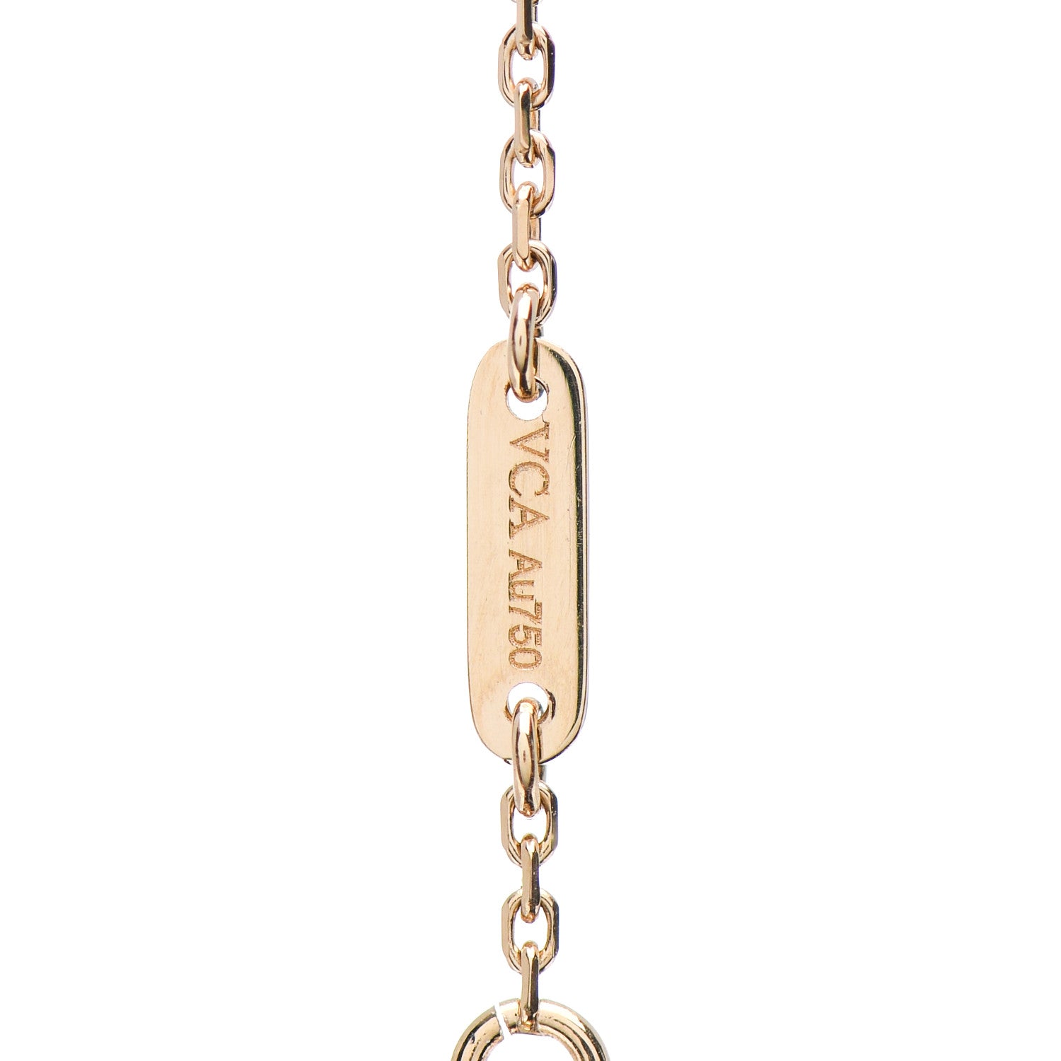 Van Cleef & Arpels 18K Yellow Gold Mother of Pearl Sweet Alhambra Bracelet 4 of 5