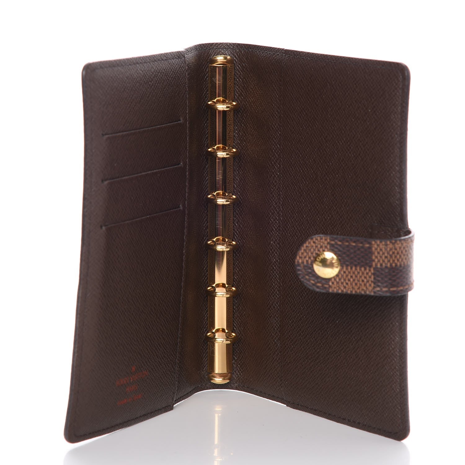 Louis Vuitton Damier Ebene Small Ring Agenda Cover 6 of 9