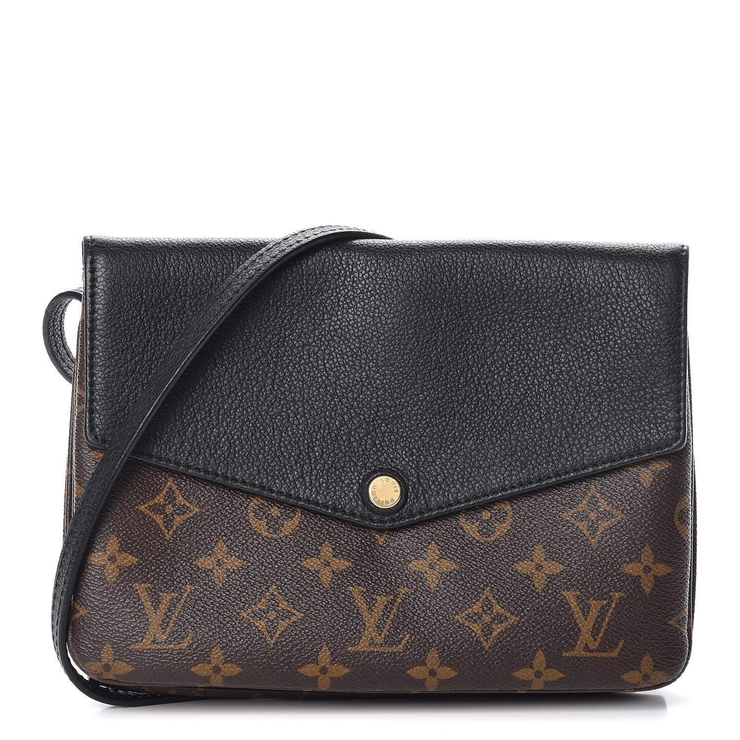 Louis Vuitton Monogram Twice Pochette Black 1 of 8