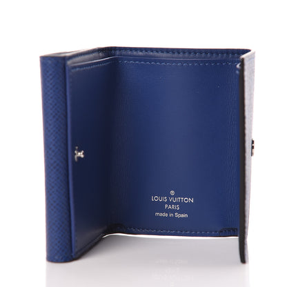 Louis Vuitton Monogram Taiga Discovery Compact Wallet Cobalt 5 of 8