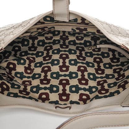 Gucci Guccissima Punch Hobo Off White 5 of 6