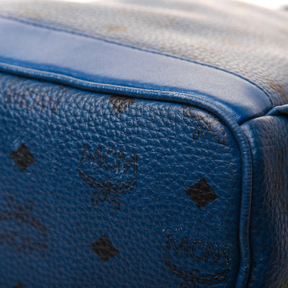 MCM Visetos Studded Small Stark M Backpack Blue 17 of 31