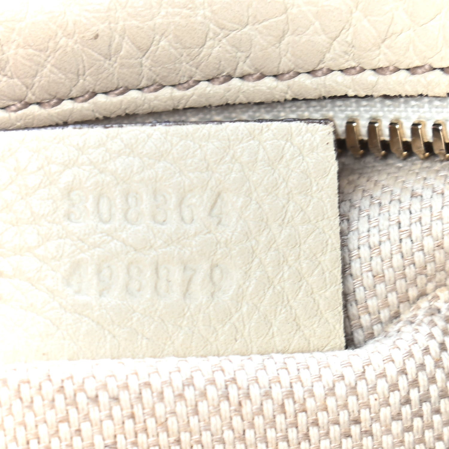 Gucci Pebbled Calfskin Small Soho Disco Bag Off White 7 of 12
