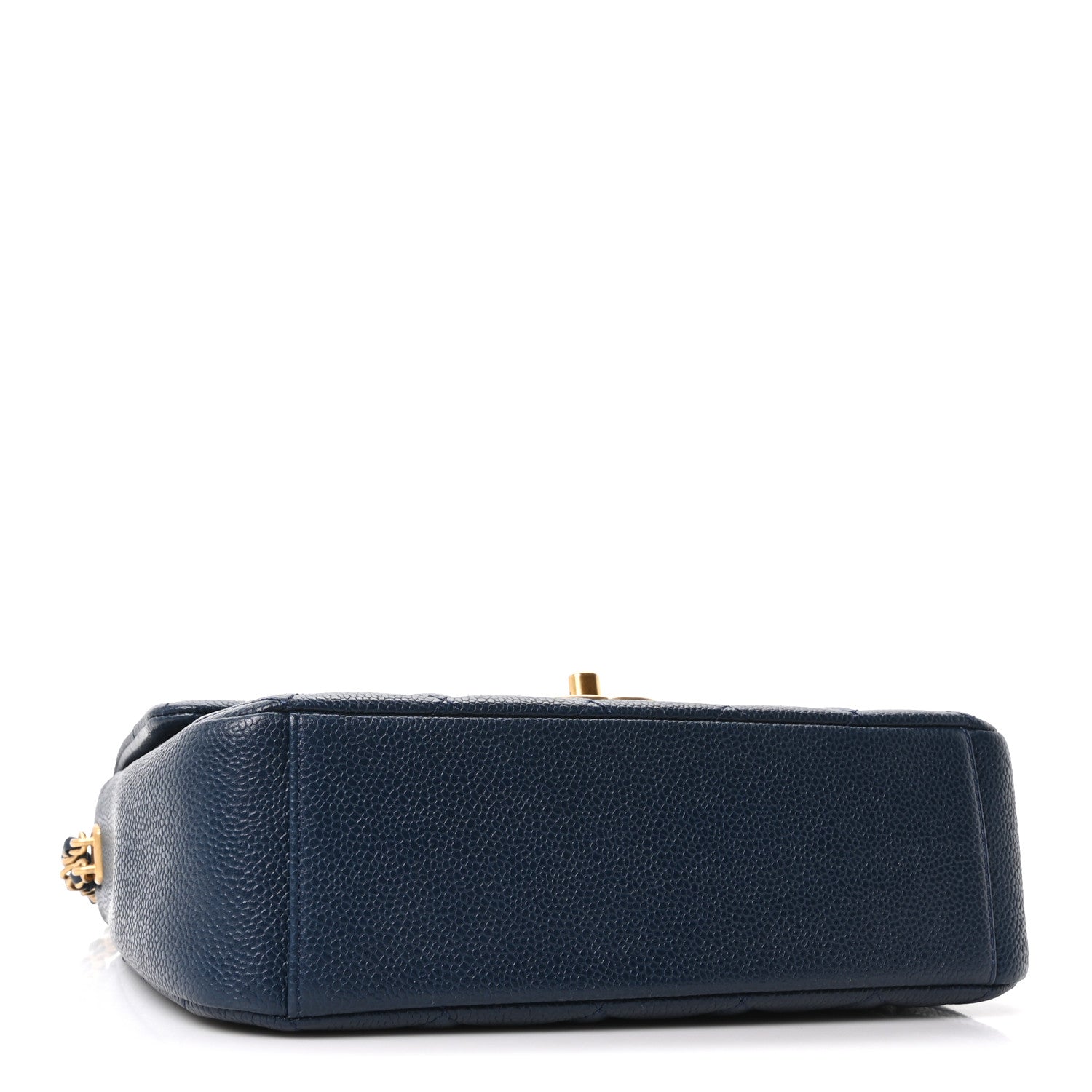 Chanel Caviar Quilted Chain Soul Flap Navy Blue 4 of 10