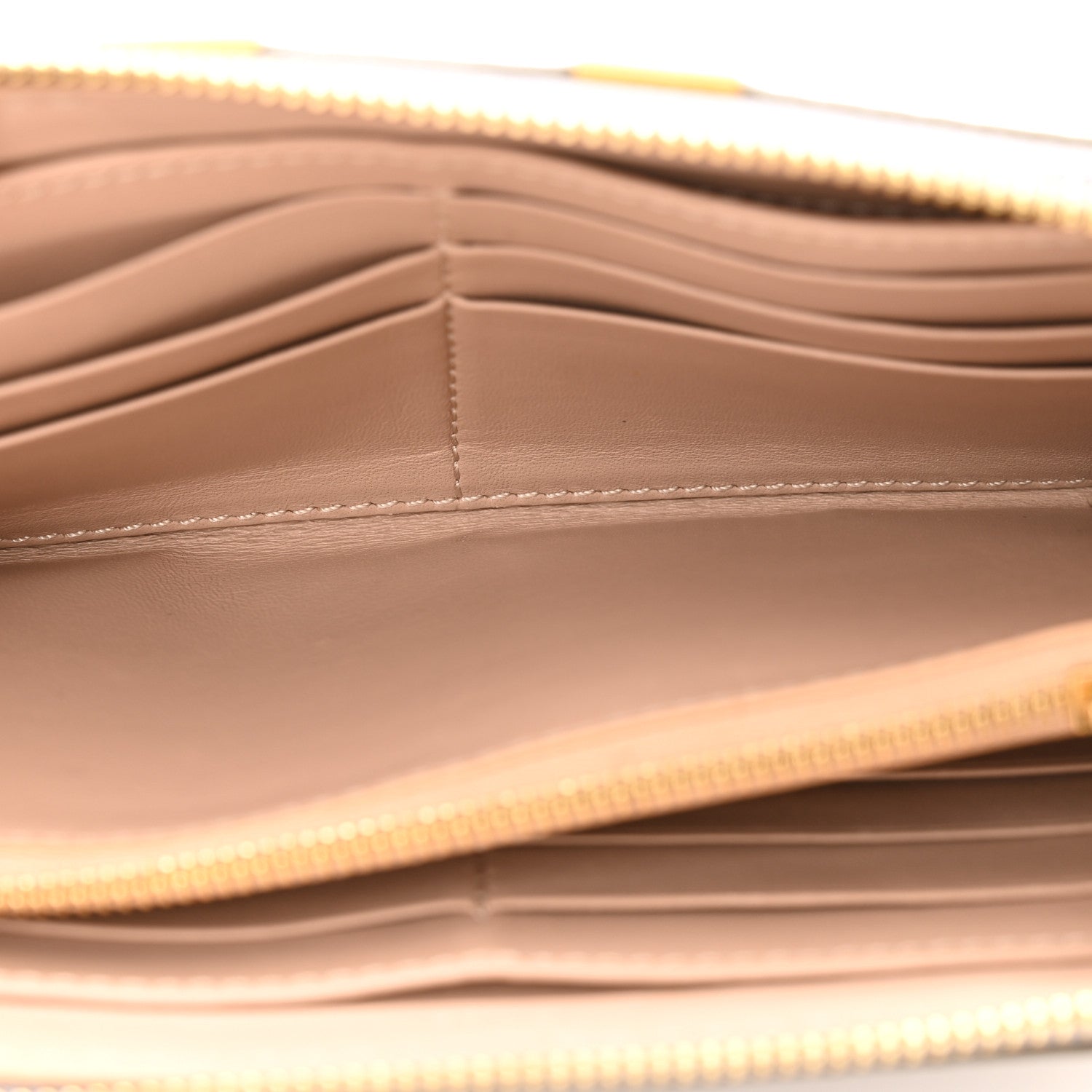 Chloe Calfskin Marcie Long Zip Around Wallet Cashmere Grey 5 of 9