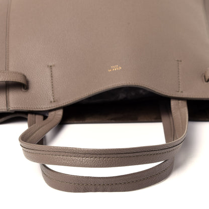 Celine Soft Grained Calfskin Small Belt Cabas Phantom Taupe 11 of 11