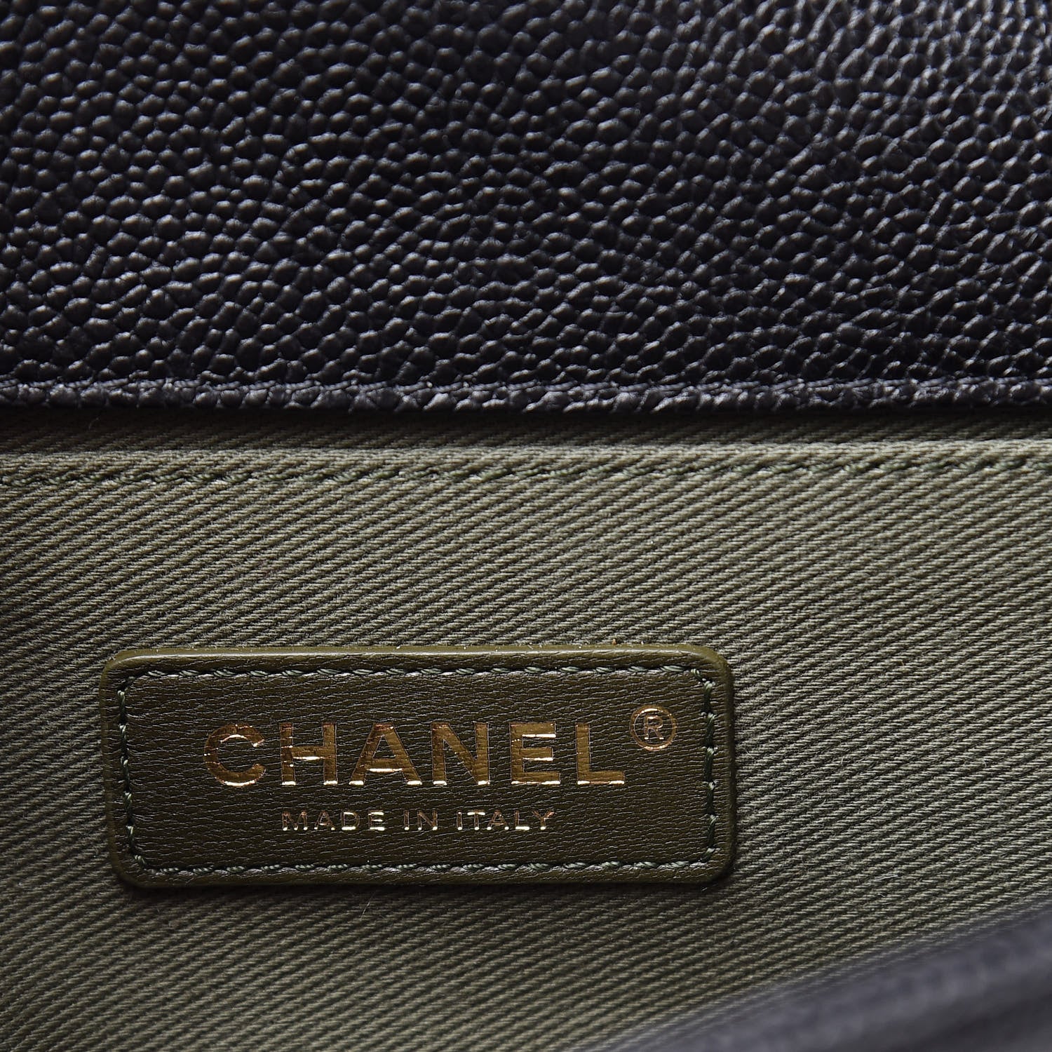 Chanel Caviar Quilted Medium Boy Flap Black 6 of 11