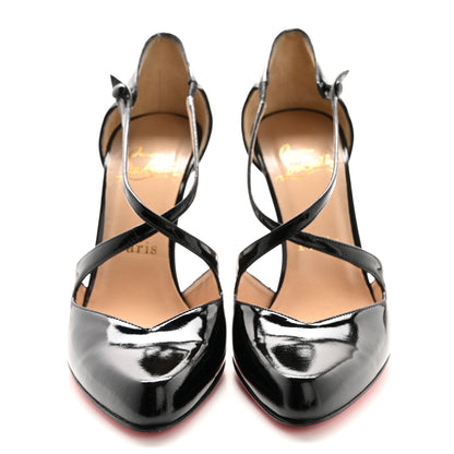 Christian Louboutin Patent Triclo 100 Pumps 39.5 Black 2 of 11