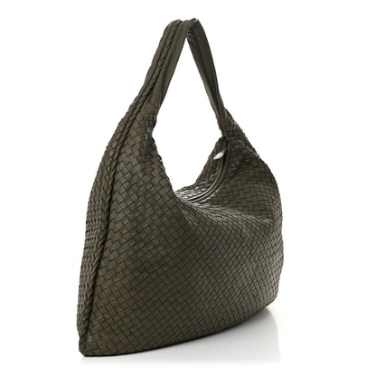 Bottega Veneta Nappa Intrecciato Large Veneta Hobo Fume 4 of 16