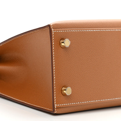 Hermes Epsom Kelly Sellier 25 Gold 9 of 11