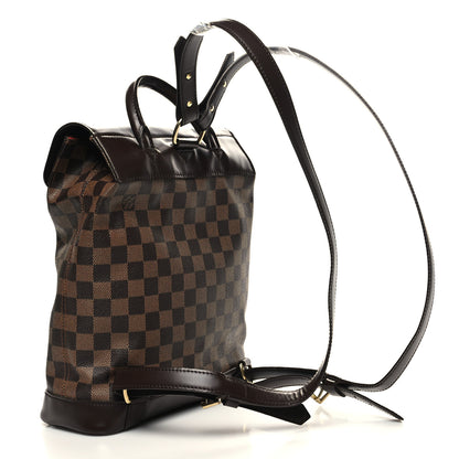 Louis Vuitton Damier Ebene Soho Backpack 3 of 10