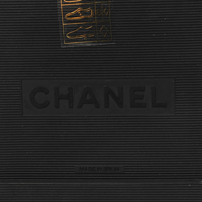 Chanel Lambskin Espadrille Sandals 40 Black 9 of 9