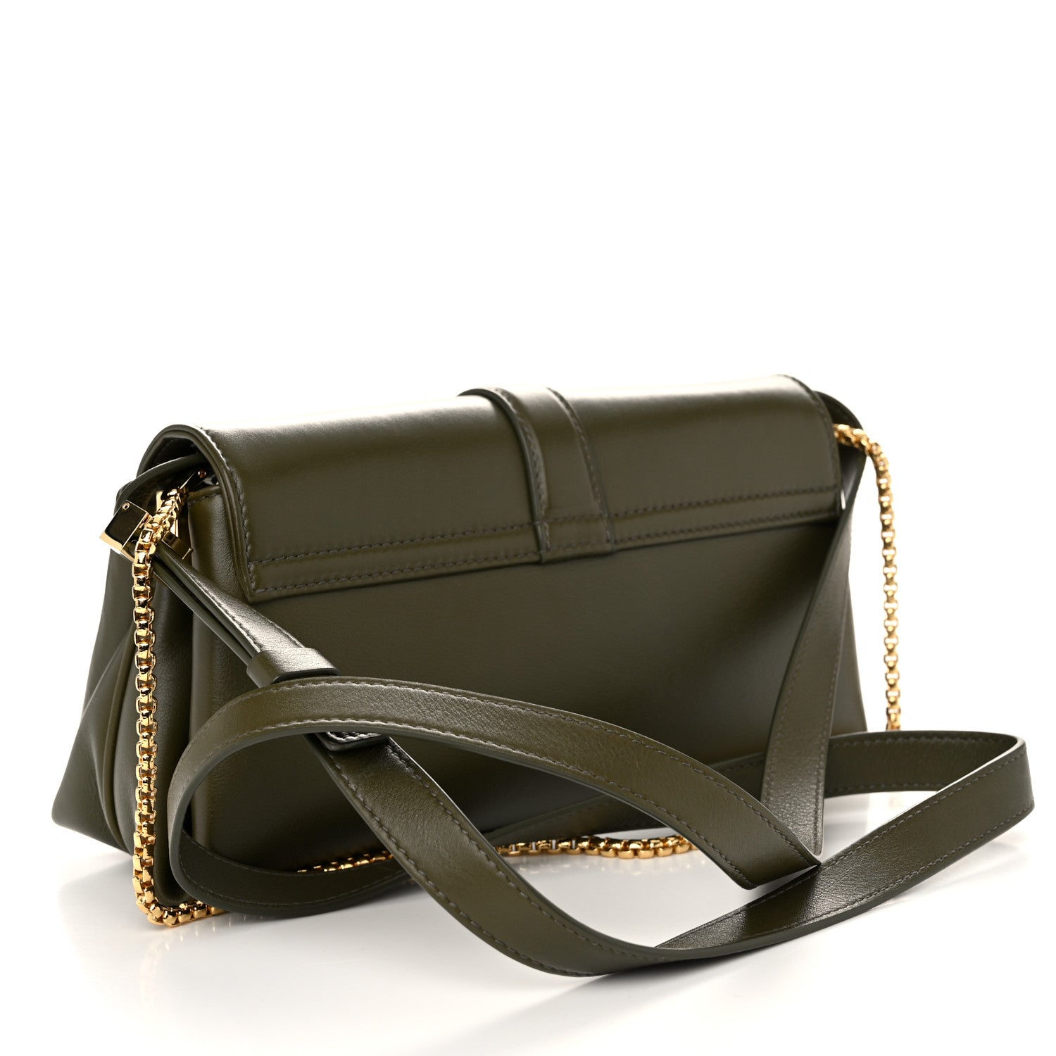 Salvatore Ferragamo Calfskin XS Front Flap Crossbody Bag New Olive 3 of 11