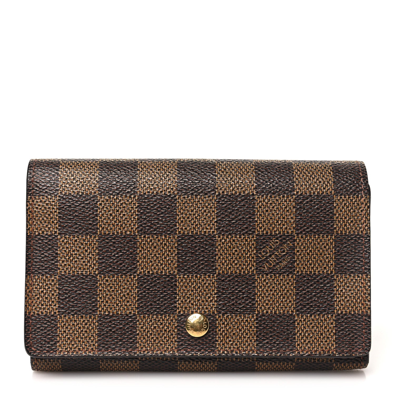 Louis Vuitton Damier Ebene Porte-Monnaie Tresor Wallet 1 of 7